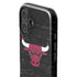 NBA Chicago Bulls Black Distressed iPhone 16 Impact Case
